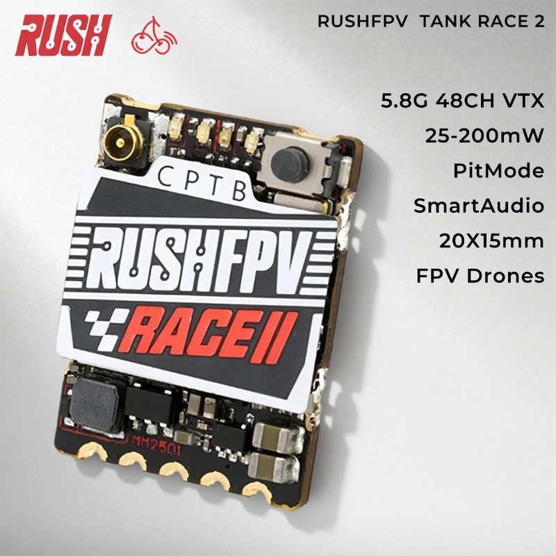 Fpv Drone Vtx - جهاز إرسال فيديو RushFPV بتردد 5.8