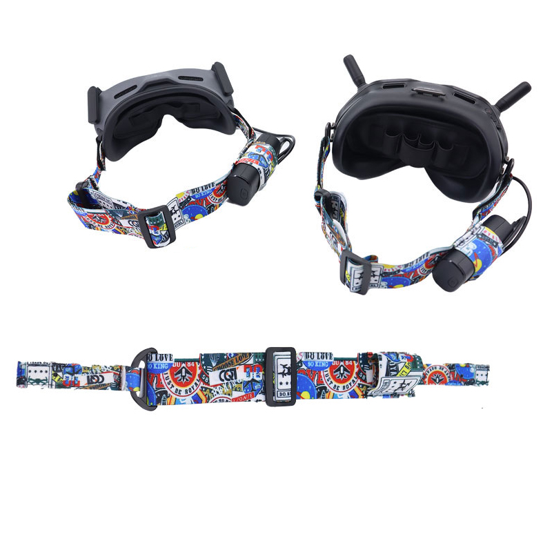 Fpv Drone Goggles - عقال مع حزام مرن ل dji