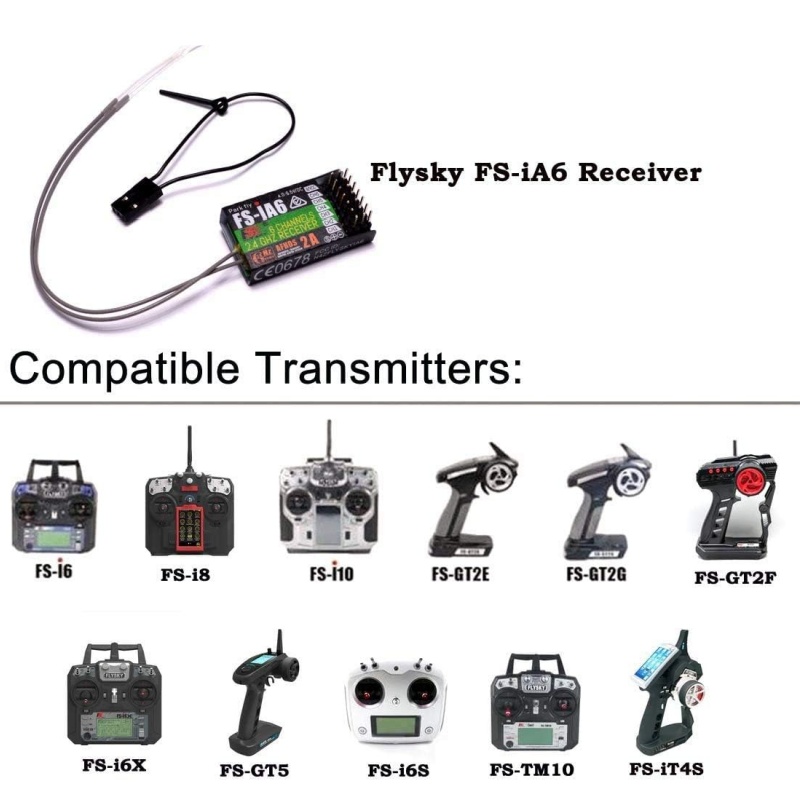 جهاز استقبال Flysky FS-IA6 6CH - مراجعة Fpv Drone Battery وسعره