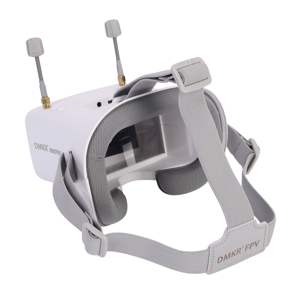 نظارة FPV أصلية 008D PRO بيضاء - مراجعة Fpv Drone Goggles وسعره