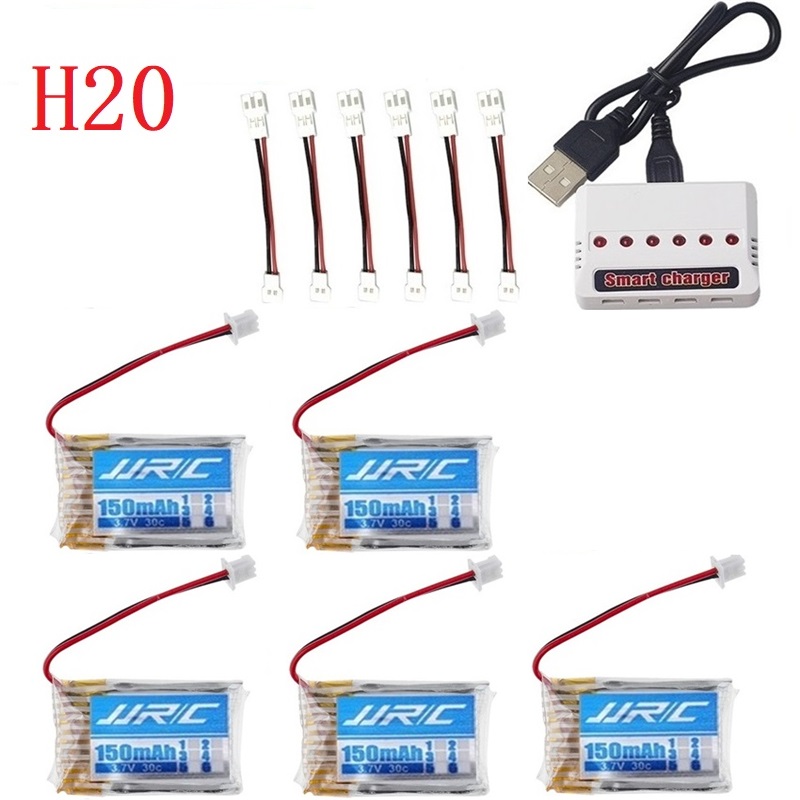 بطارية أصلية JJRC H20 بجهد 3.7 - مراجعة Fpv Drone Charger وسعره