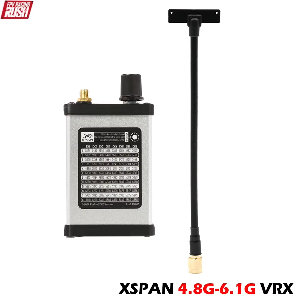 وحدة استقبال RushFpv XSPAN VRX - مراجعة Fpv Drone Kit وسعره