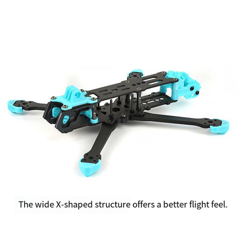 طقم إطار كربوني حقيقي من نوع X - مراجعة Fpv Drone Kit وسعره