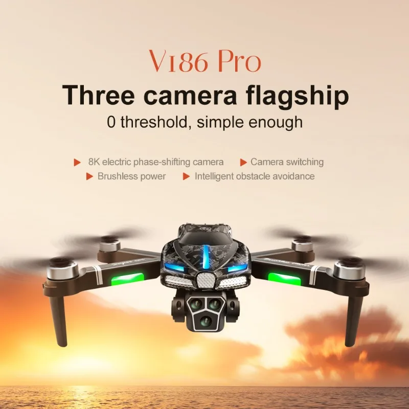 جديد V186 Pro الطائرة بدون طيا - مراجعة Fpv Drone Charger وسعره