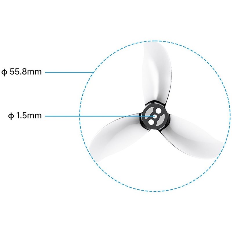 4 قطع مراوح Gemfan D2.2 بحجم 1 - مراجعة Fpv Drone Propeller وسعره
