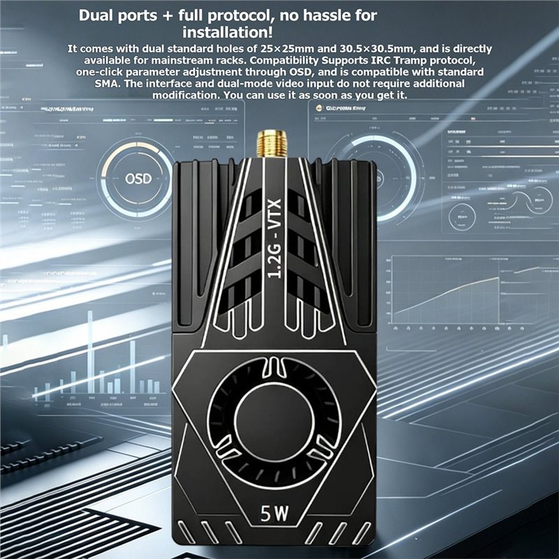 جهاز إرسال فيديو VTX لطائرات F - مراجعة Fpv Drone Antenna وسعره