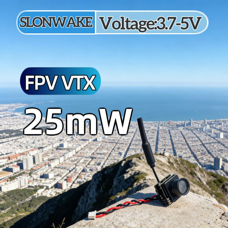 جهاز إرسال فيديو مدمج SLONWAKE - مراجعة Fpv Drone Camera وسعره