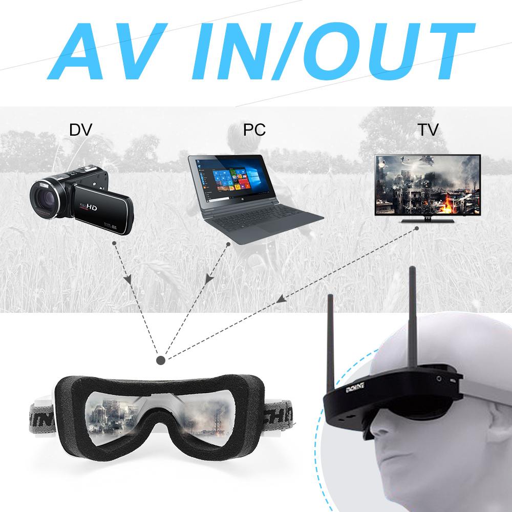 Eachine EV100 720*540 5.8G 72C - مراجعة Fpv Drone Goggles وسعره