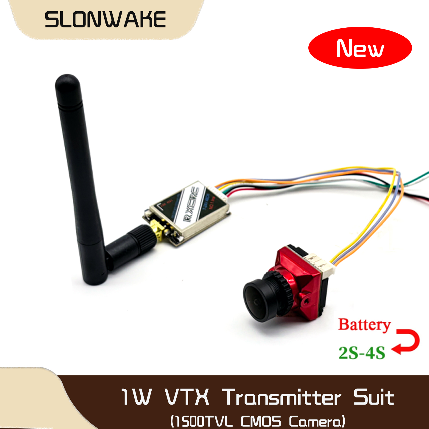 جهاز إرسال فيديو SLONWAKE 5.8G - مراجعة Fpv Drone Camera وسعره