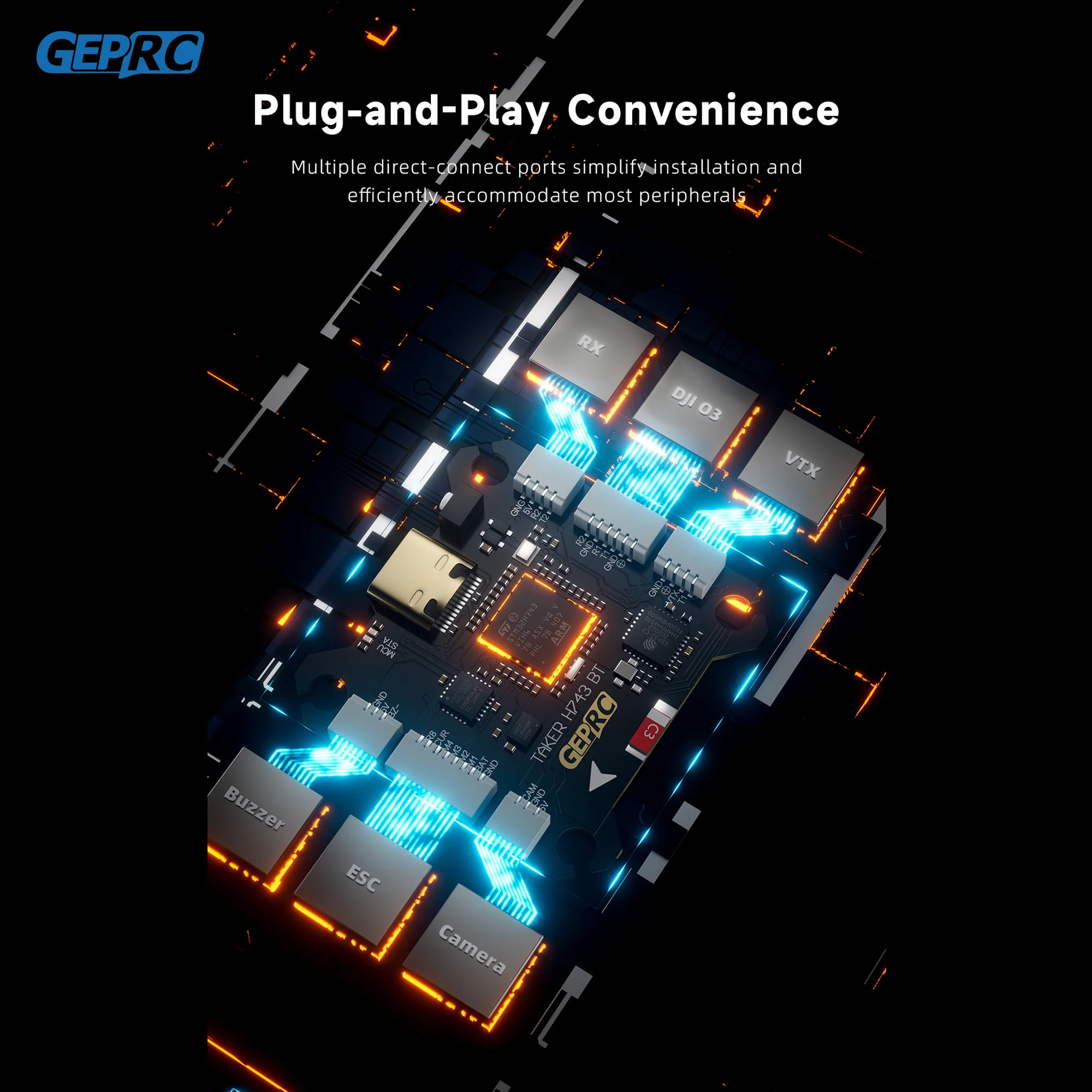 GEPRC TAKER H743 BT 32Bit 65A  - مراجعة Fpv Drone Esc وسعره