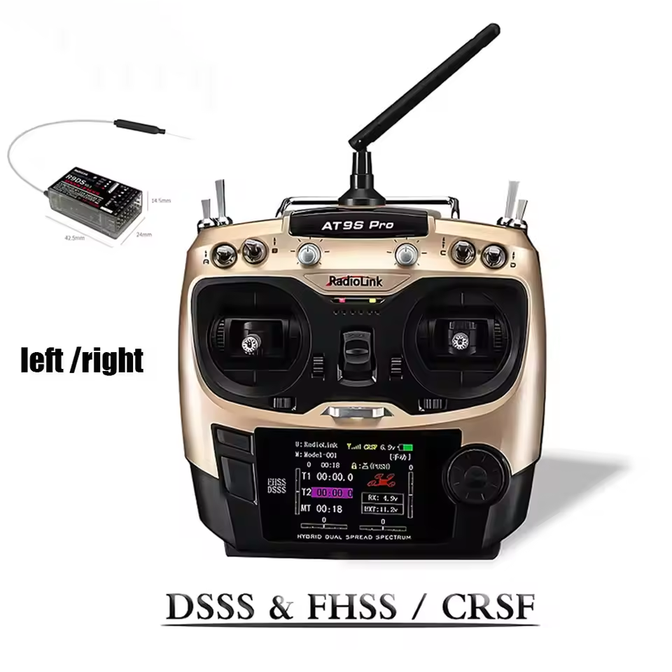 جهاز إرسال راديو Radiolink AT9 - مراجعة Fpv Drone Receiver وسعره
