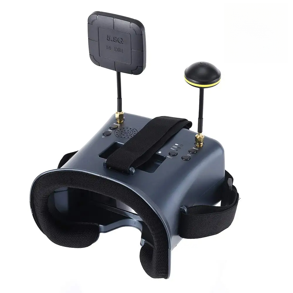 5.8G 40CH 4.3 بوصة 800*480 سما - مراجعة Fpv Drone Goggles وسعره
