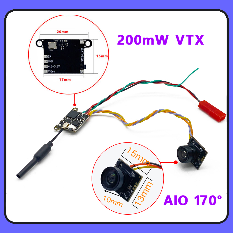 كاميرا SLONWAKE 5.8G 1200TVL F - مراجعة Fpv Drone Camera وسعره