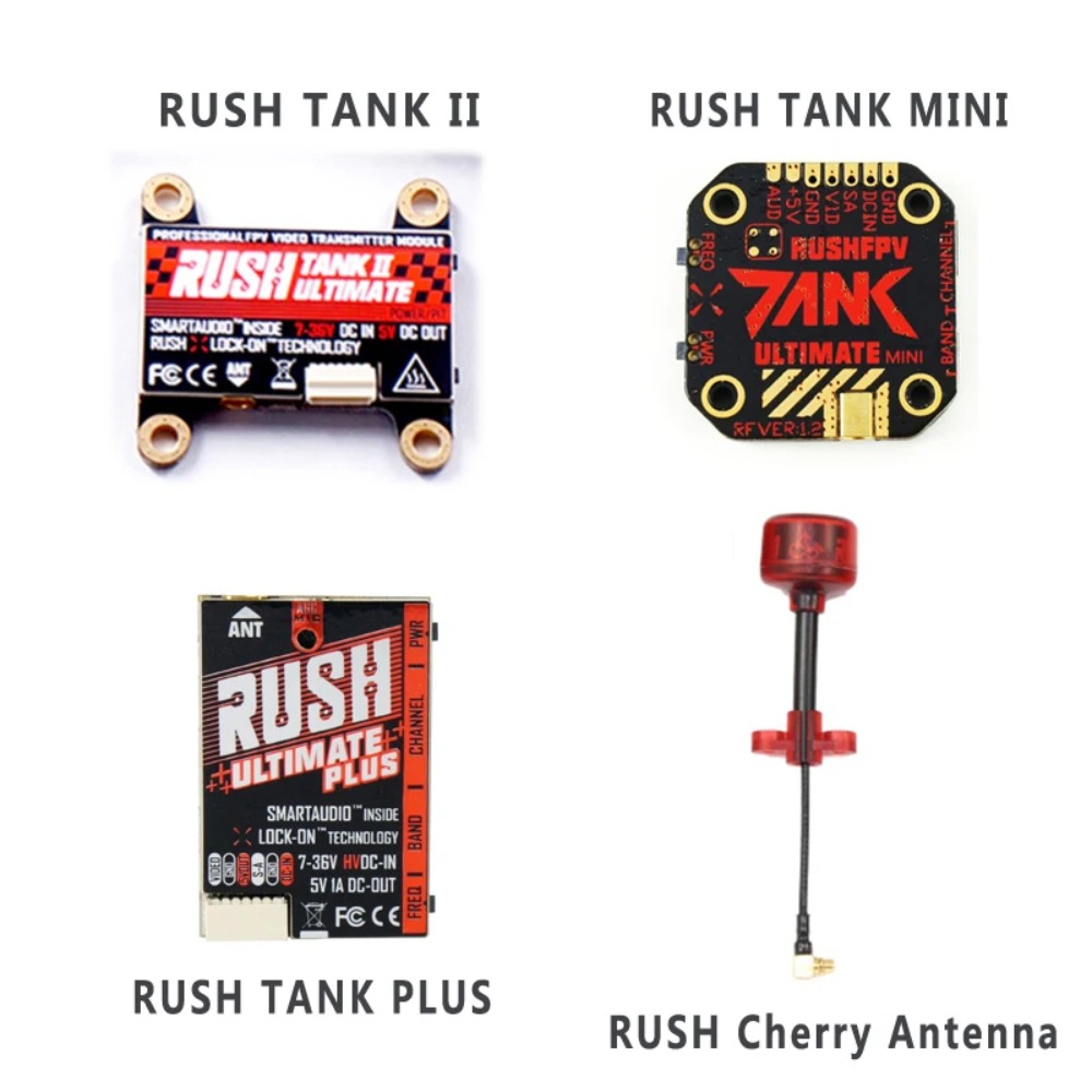 جهاز إرسال الفيديو RUSH TANK U - مراجعة Fpv Drone Receiver وسعره