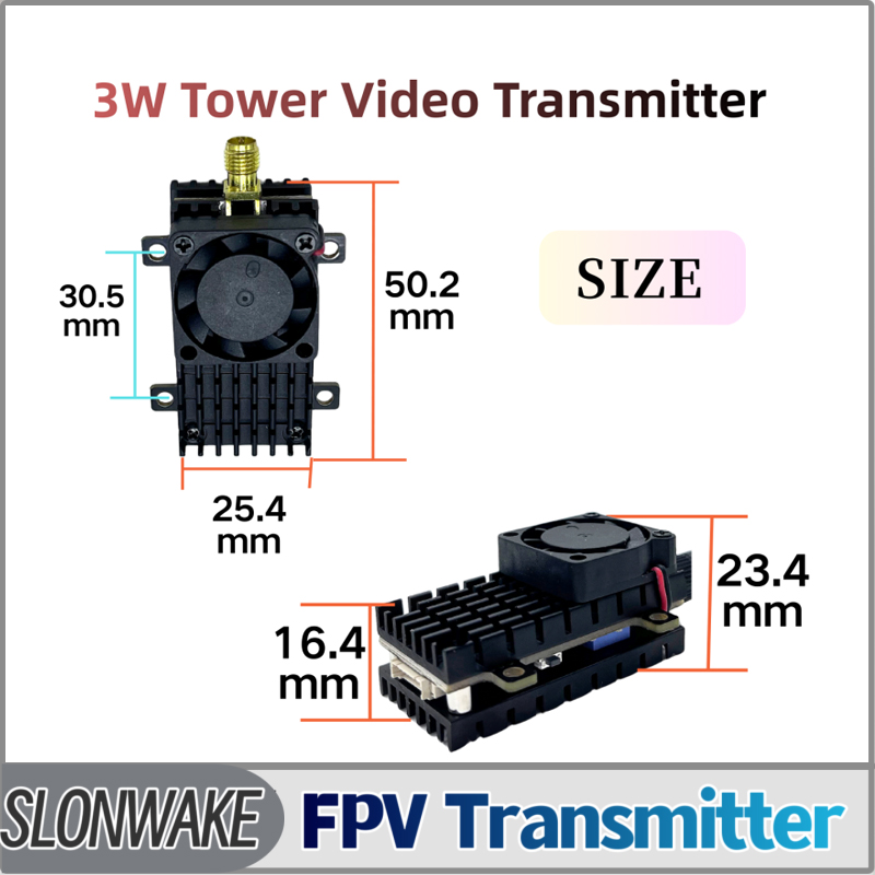 SLONWAKE 5.8G 3000mW محاكاة VT - مراجعة Fpv Drone Frame وسعره