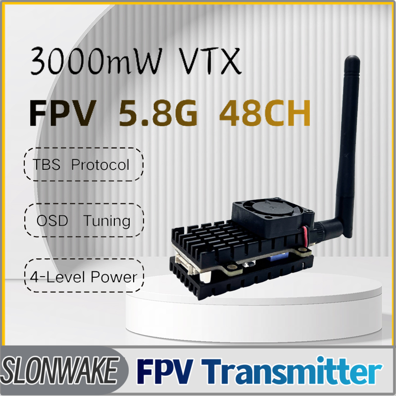 SLONWAKE 5.8G 3000mW محاكاة VT - مراجعة Fpv Drone Frame وسعره