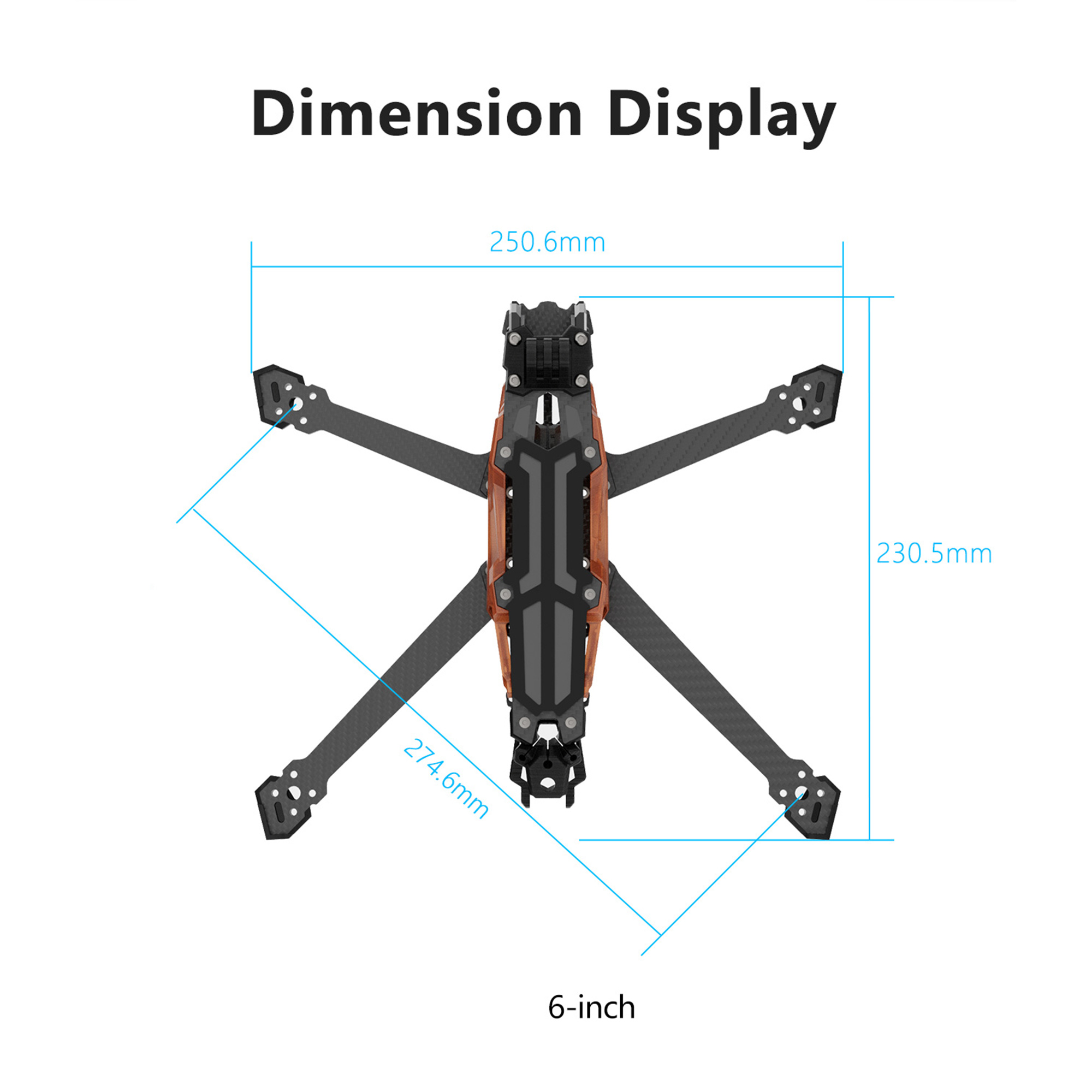 إطار GEPRC GEP-Vapor-D5 D6 O4  - مراجعة Fpv Drone Quadcopter وسعره