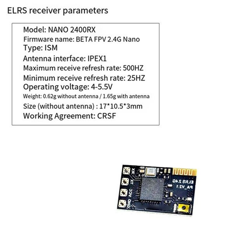 جهاز استقبال CYGJ-10PCS ELRS ب - مراجعة Fpv Drone Antenna وسعره
